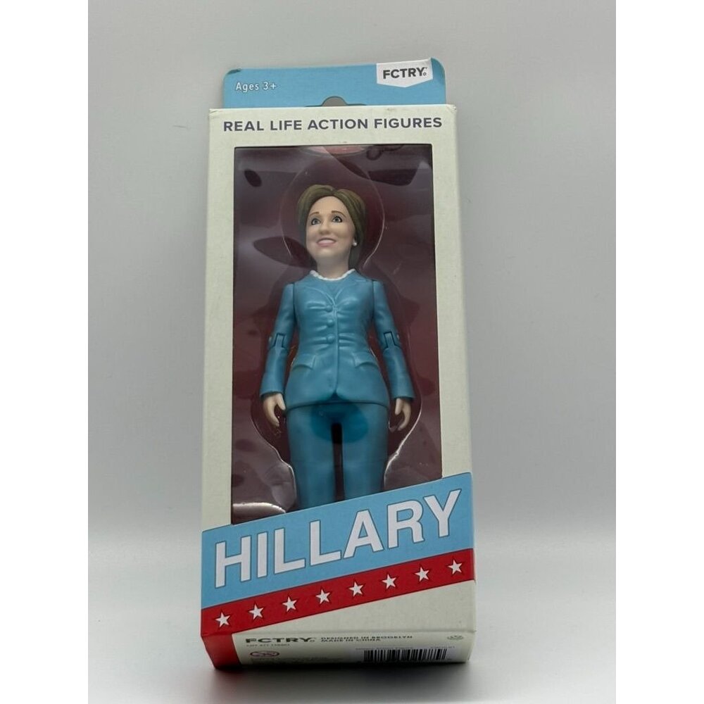 Fctry Hillary Clinton Real Life 6” Action Figure Brand New, Sealed, Original Box